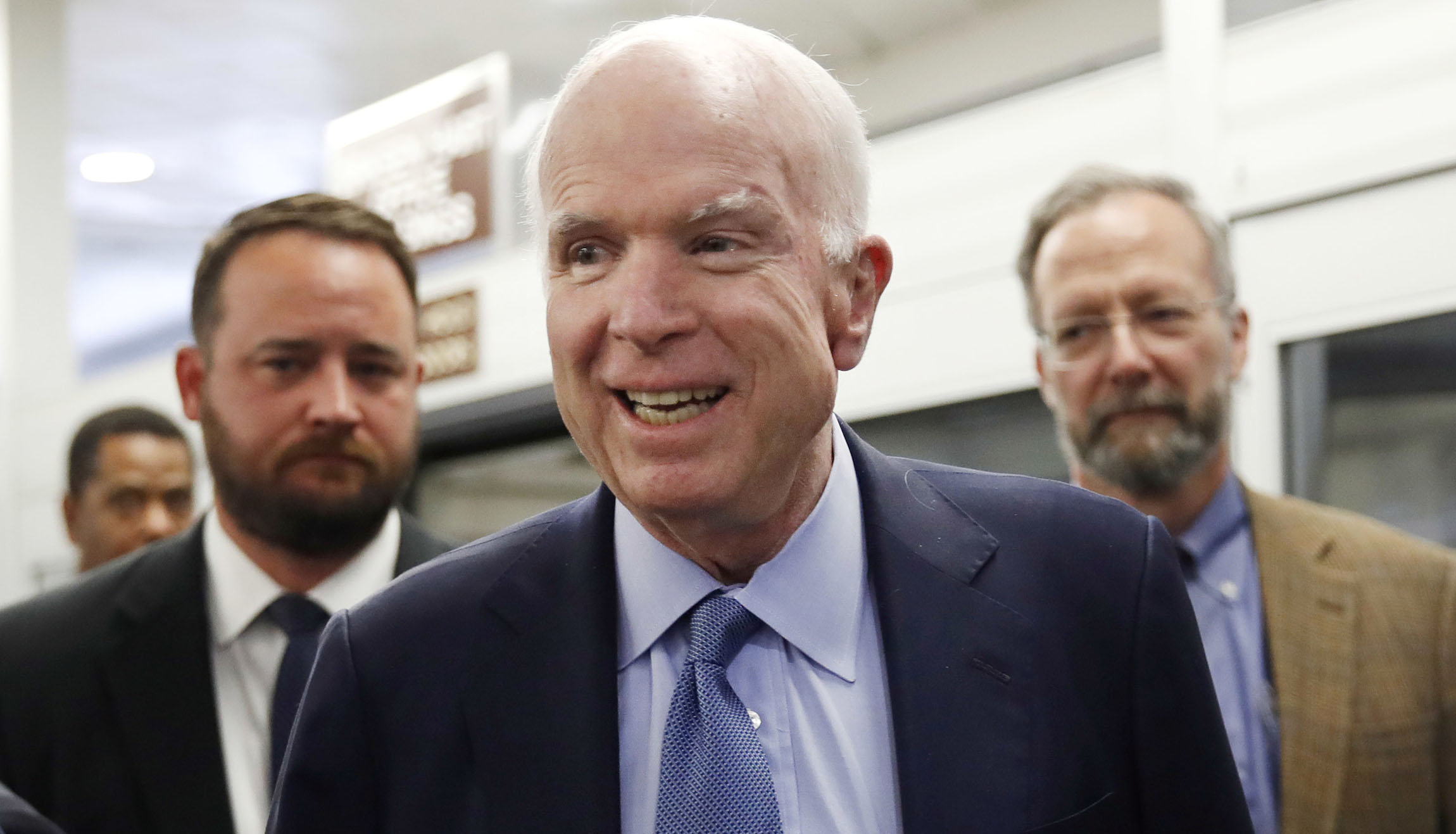 Jeff Flake visited John McCain the day before his death