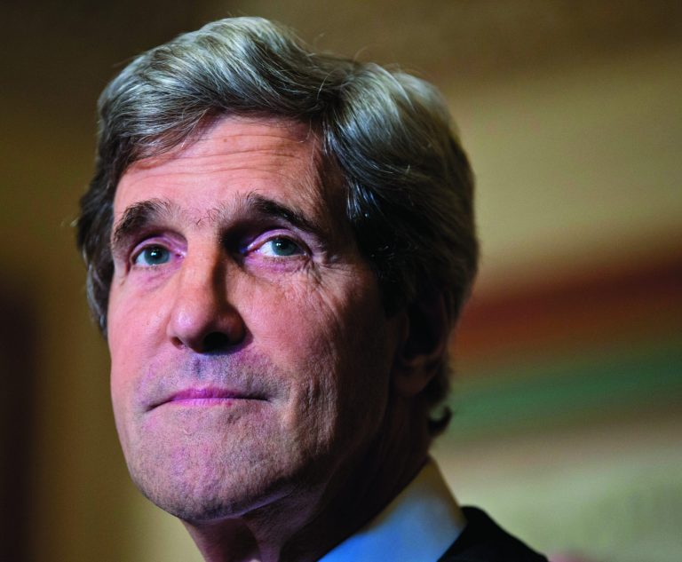 FILE - This Dec. 3, 2012 file photo shows Senate Foreign Relations Chairman Sen. John Kerry, D-Mass., at a news conference on Capitol Hill in Washington. Kerry stands tall as President Barack Obama's good soldier. The lawmaker from Massachusetts has quietly jetted off to Afghanistan and Pakistan numerous times to tamp down diplomatic disputes that threatened to explode in the administration's face, spending hours on tea and walks with Afghan President Hamid Karzai or delicate negotiations in Islamabad. It's a highly unusual role for a Senate Foreign Relations Committee chairman: envoy without a specific portfolio. Kerry has pushed the White House's national security agenda in the Senate, with mixed results. He successfully ensured ratification of a nuclear arms reduction treaty in 2010 and most recently failed to convince Republicans to back a U.N. pact on the rights of persons with disabilities. (AP Photo/J. Scott Applewhite, File)