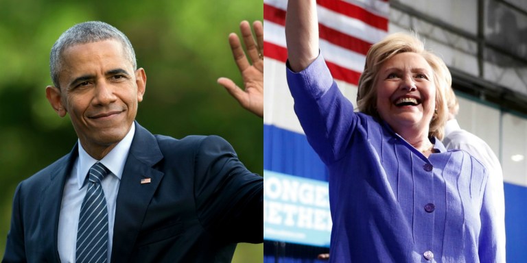 President Obama has lent his biggest asset, the bully pulpit, to Democratic nominee Hillary Clinton this summer, a trend that's likely to grow more pronounced this fall as the two work together to defeat Donald Trump. (AP Images)
