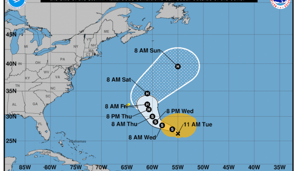Epsilon forecast to become hurricane in historic season