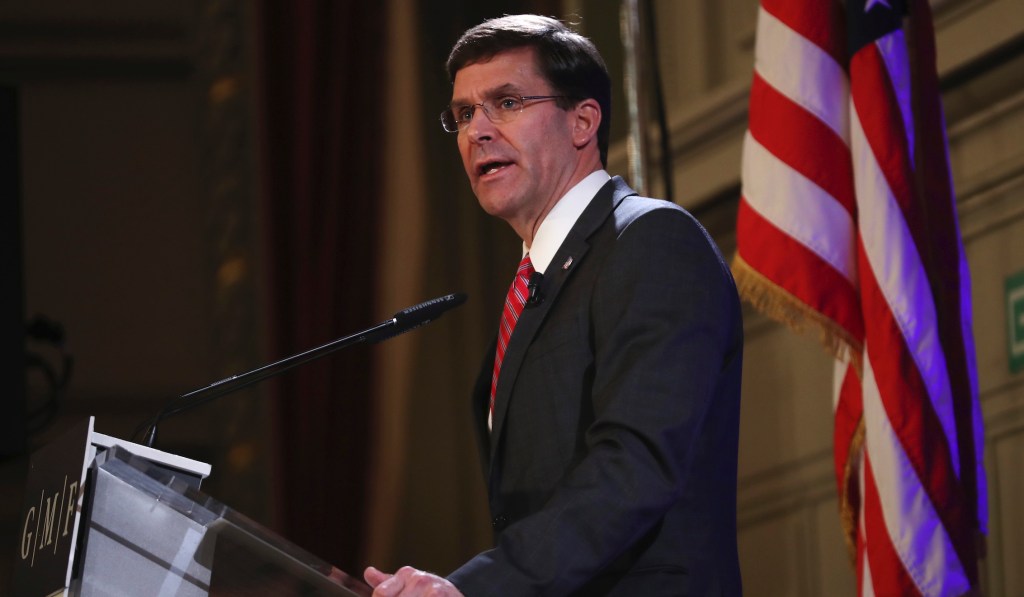 ‘We have to get there first’: American ingenuity must solve challenges of artificial intelligence, Esper says