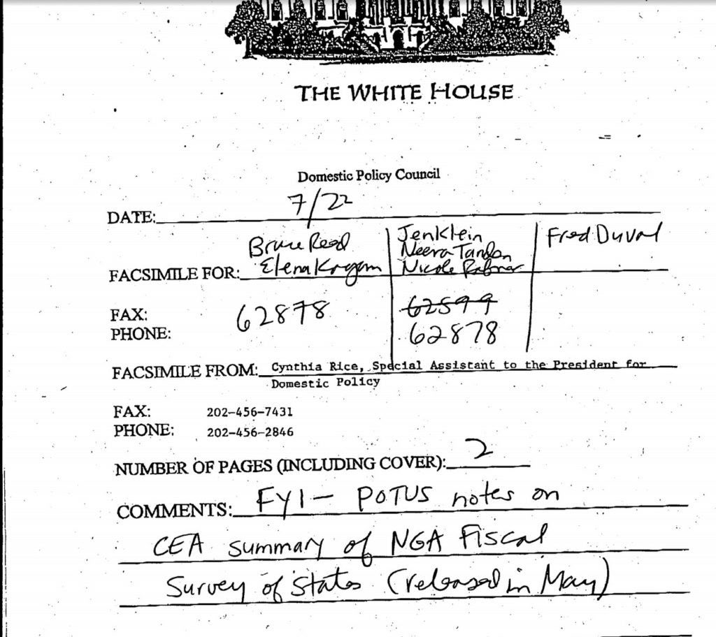 Clinton White House archive