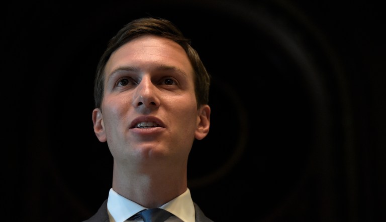 Democrats gunning for Jared Kushner after Donald Trump Jr. emails released Kushner also attended the meeting designed to uncover damaging information about Hillary Clinton, along with the younger Trump and campaign chairman Paul Manafort. (AP Photo/Susan Walsh)