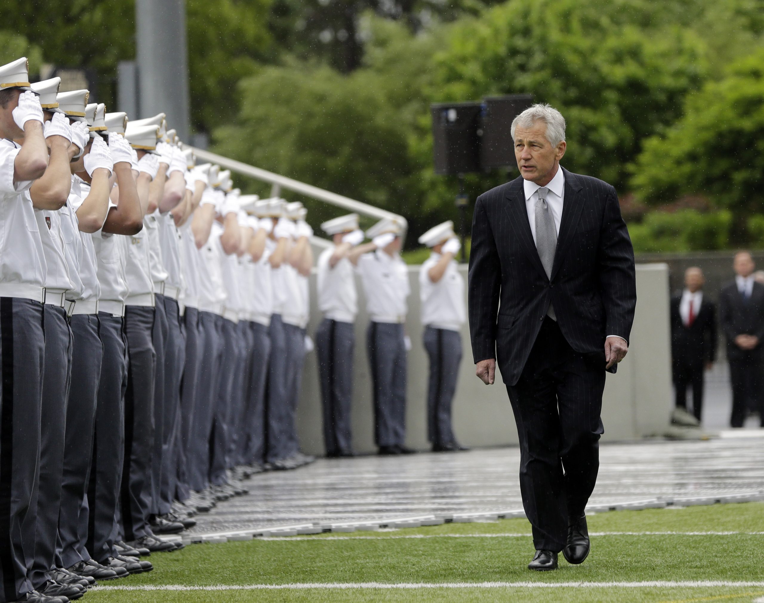 Chuck Hagel: Cadets must stamp out sex assault scourge