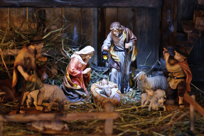 The cross was preceded by the cradle