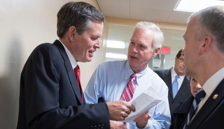 Sen. Steve Daines, R-Mont., and Sen. Ron Johnson, R-Wis., said they would vote 