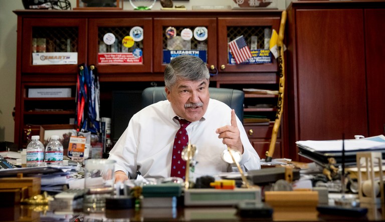 AFL-CIO President Richard Trumka said the business leaders council that President Trump created never met and never did anything. Trumka, who had been one of the members of the panel and joined the exodus of people leaving it on Tuesday, called in a 