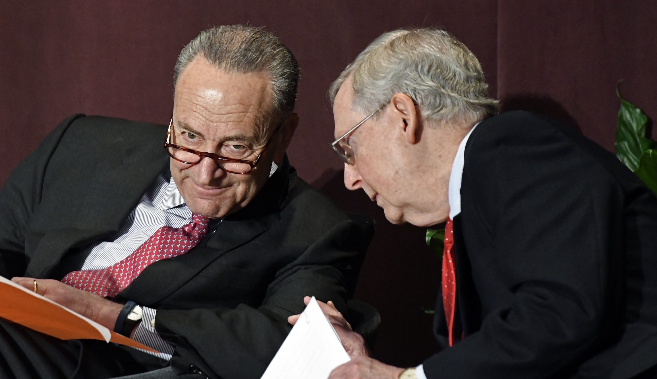 Bourbon bout: Chuck Schumer and Mitch McConnell lightheartedly spar over Brooklyn whiskey