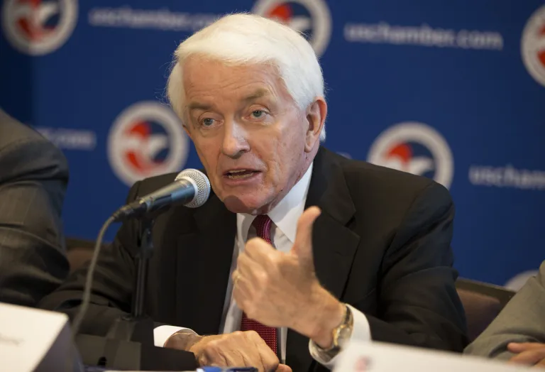 U.S. Chamber of Commerce President and CEO Tom Donohue will deliver his annual State of American Business address Thursday.