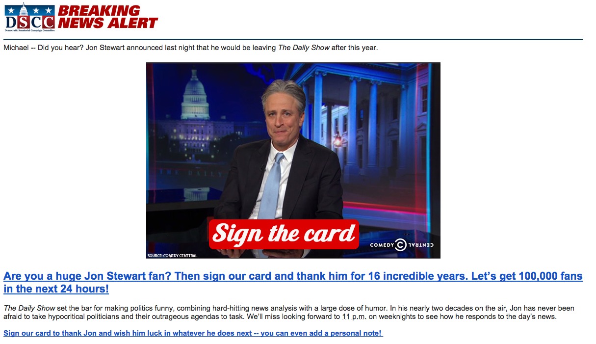 Democrats Lament Stewart Exit