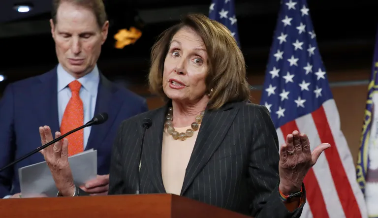 House Minority Leader Nancy Pelosi, D-Calif., on Tuesday declined to attend a planned meeting with President Trump after he attacked Democratic lawmakers on Twitter. (AP Photo/J. Scott Applewhite)