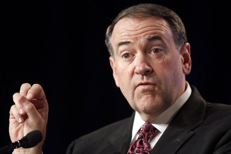 In this Sept. 17, 2010 file photo, former Arkansas Gov. Mike Huckabee speaks in Washington. (AP Photo/Jacquelyn Martin, File)