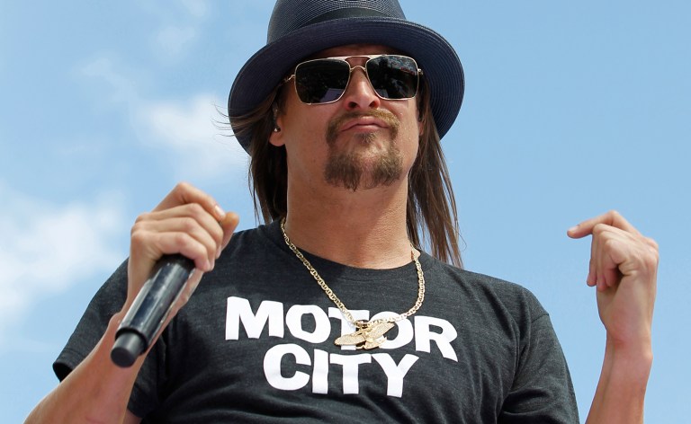 The sold-out concert took place as protests, organized by civil rights groups, amassed outside the arena over allegations of racism. (AP Photo/Terry Renna, File)