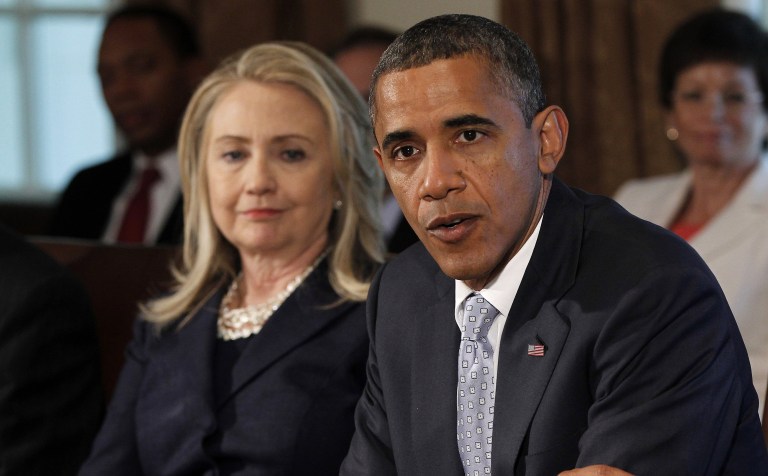 President Obama said Hillary Clinton's misuse of a private server to store such information did not detract from what he called 