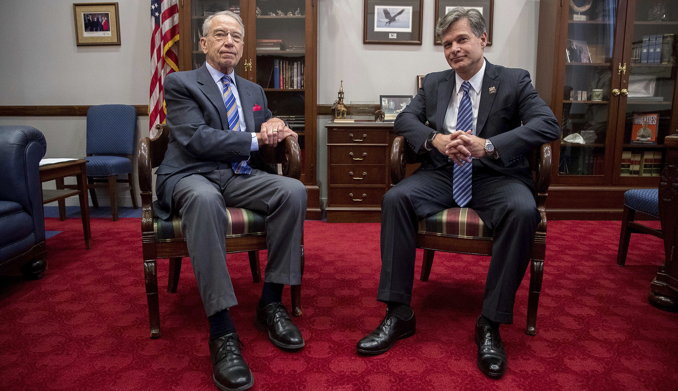 Chuck Grassley urges Christopher Wray to bring independence to FBI