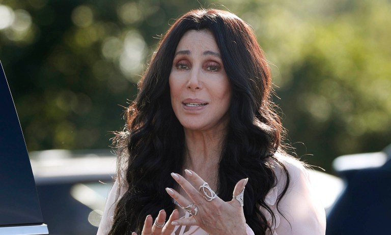Cher raised eyebrows Tuesday for saying at a Hillary Clinton fundraiser that the Democratic candidate is tougher than "Chinese algebra," and that Donald Trump a "f-ing idiot." 