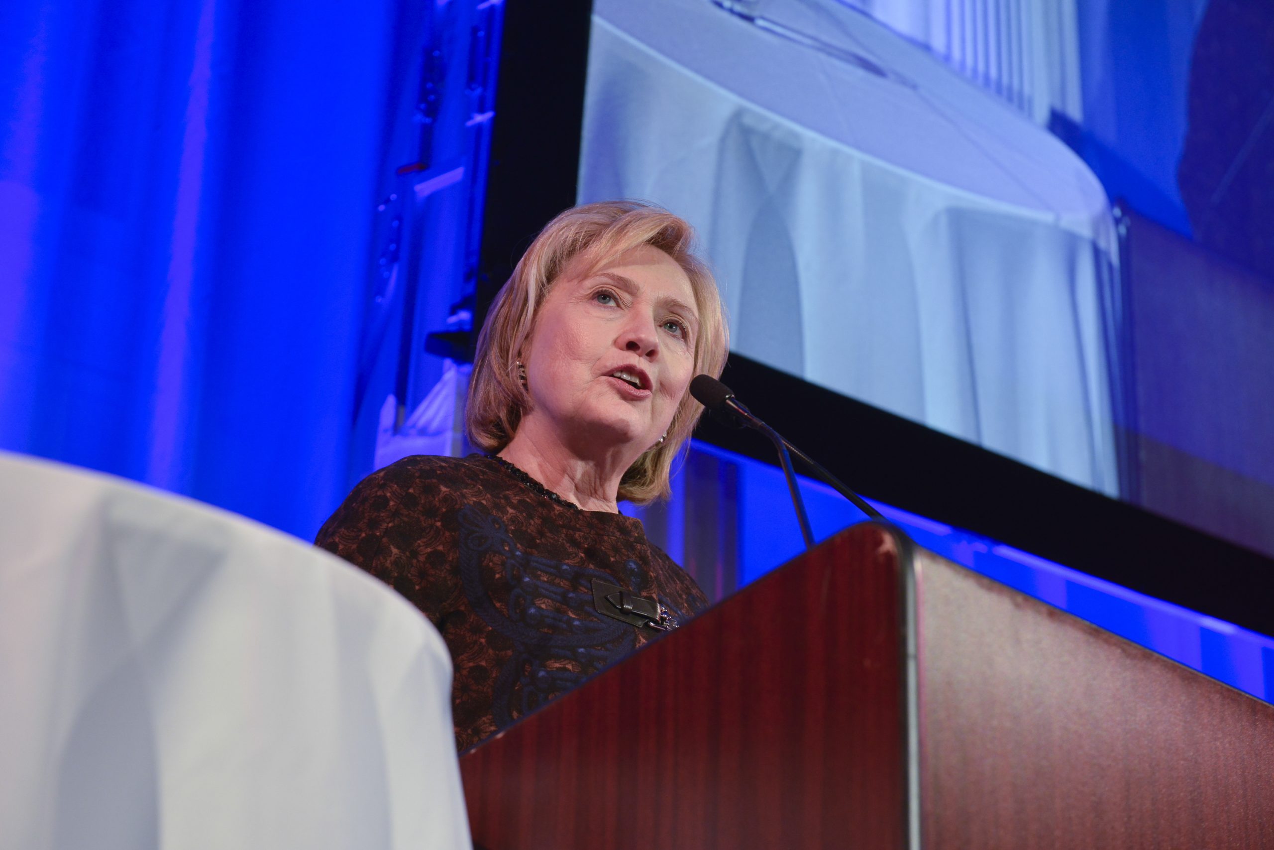 Hillary Clinton needed men to rescue her ‘women-only’ event