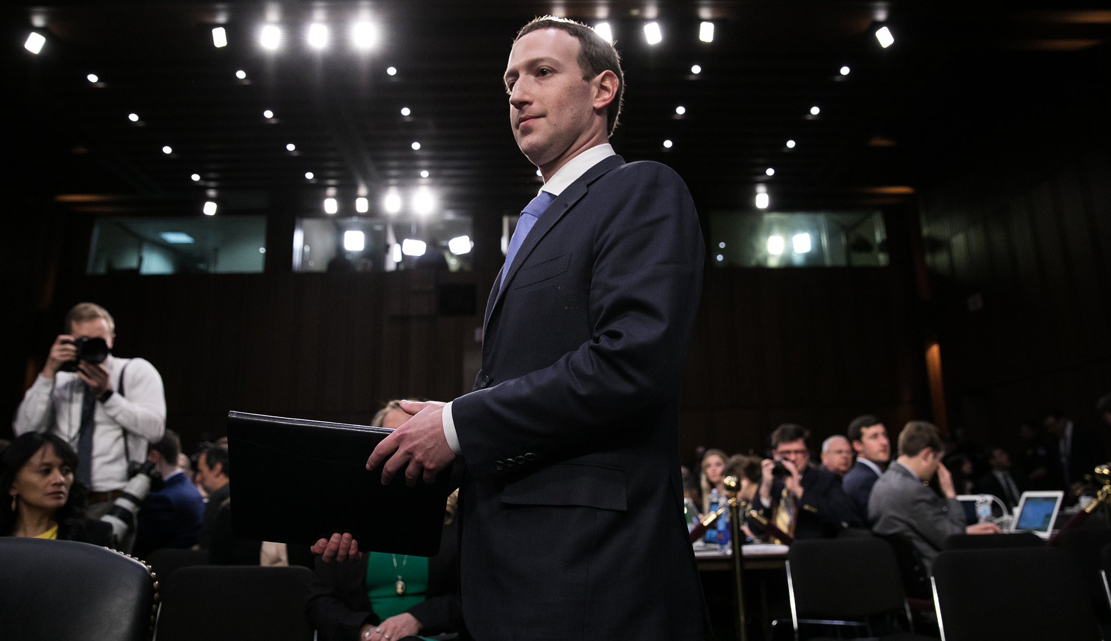 Mark Zuckerberg escapes Senate after dodging questions on regulating Facebook