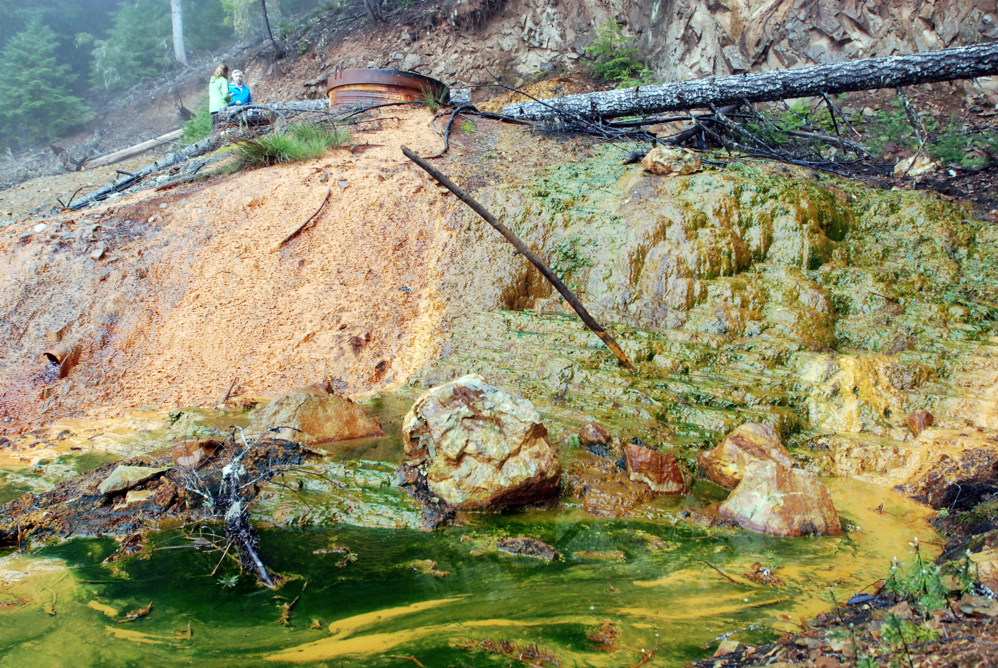 DeFazio tours abandoned mine Superfund site