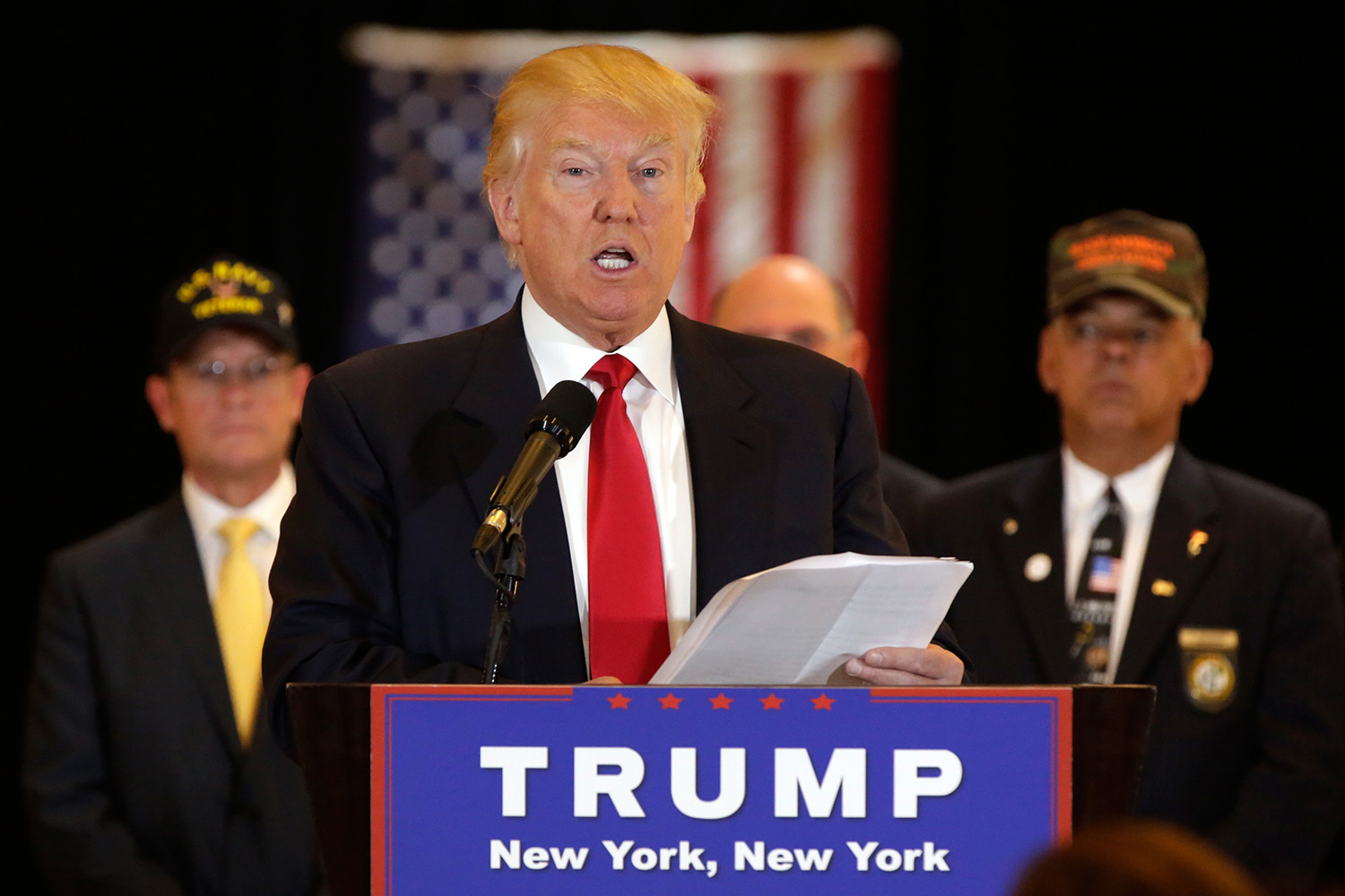 Trump claims $5.6 million raised for veterans’ causes