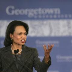 Condi Rice Blasts Obama on Weakness, Leadership