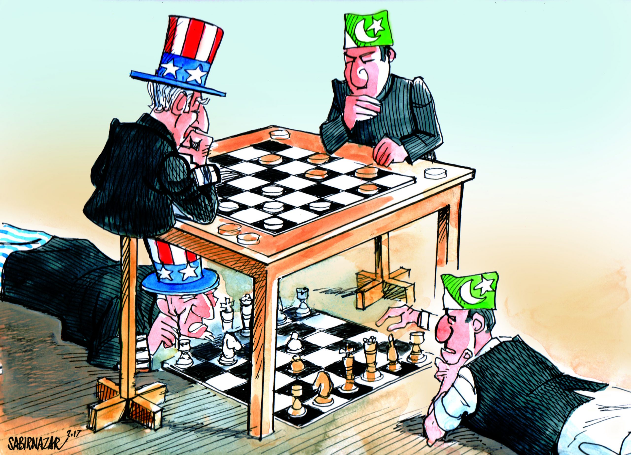 Editorial cartoon: US, Pakistan relations