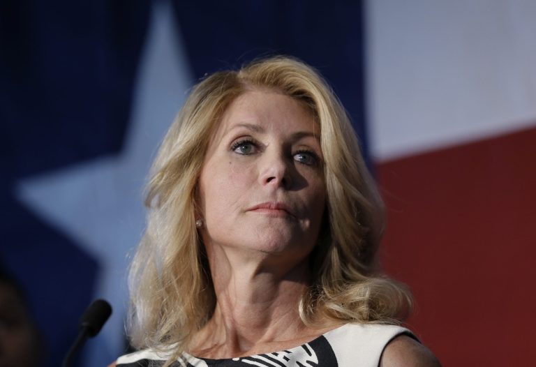 Texas state senator and Democratic gubernatorial candidate Wendy Davis finally released her full 2013 tax return this week -- and it turns out she was hit with a fine for late payment. (AP Photo)