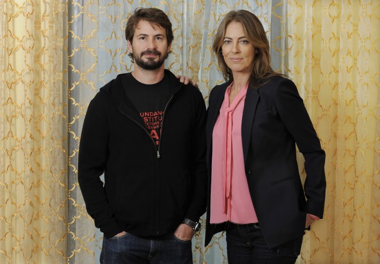   Mark Boal, left, screenwriter and co-producer of the film 