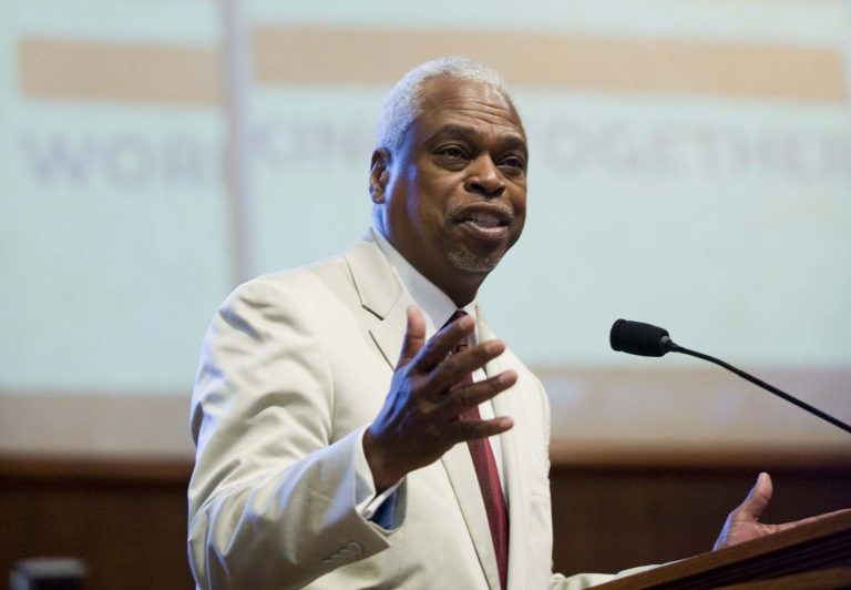 WadeÂ Henderson is a staple of the movement, previously leading the NAACP's D.C. bureau and working for the ACLU.Â (AP Photo/Kevin Wolf)