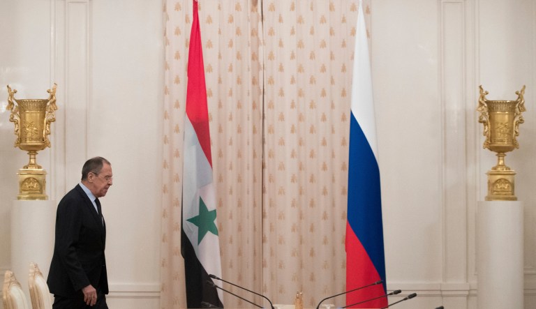 They said terrorists would do an attack and Trump would blame Assad. (AP Photo/Pavel Golovkin)