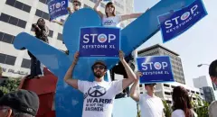 Trump blames Biden and union leaders for killing Keystone XL