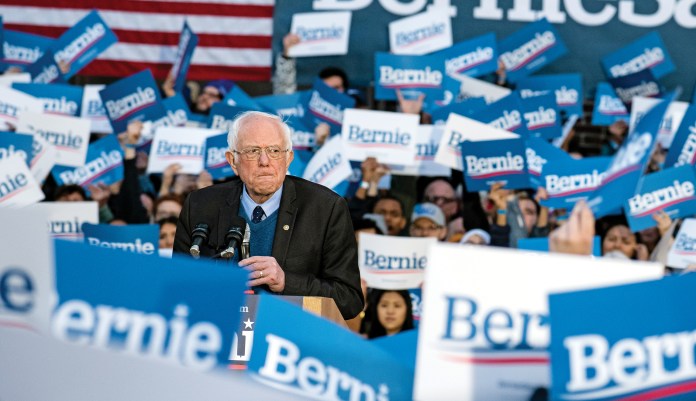 The Squad lines up for Bernie