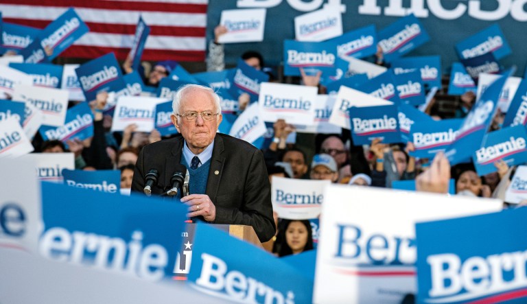 Bernie strikes back