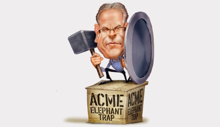 Braun steels for intraparty battles