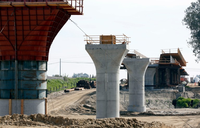 If the entire system is ever built, it would take 10,000 passengers per day, paying an average $86 per ticket, to recoup just the construction costs over a period of two centuries. (AP Photo/Rich Pedroncelli, File)