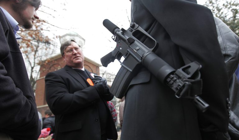 Pro-life, pro-gun young people might be sensing the principled difference between guns and abortion. (AP Photo/Steve Helber)