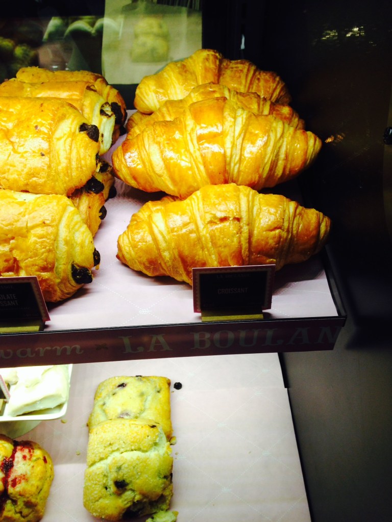In this photo croissants are shown in a Starbucks in New York, on Friday, Jan. 24, 2014. Starbucks' chief financial officer Troy Alstead said croissant sales have doubled wherever the new recipes have been introduced. (AP Photo/Candice Choi)