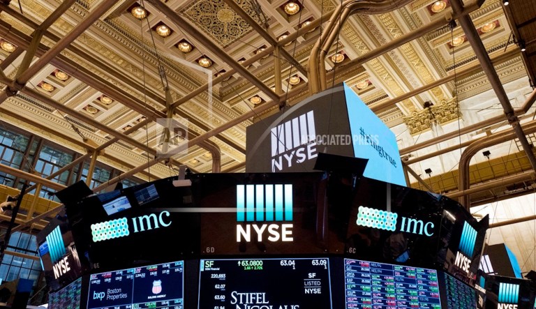 This Jan. 4, 2018, file photo shows the interior of the New York Stock Exchange. The U.S. stock market opens at 9:30 a.m. EDT on Friday, June 22.