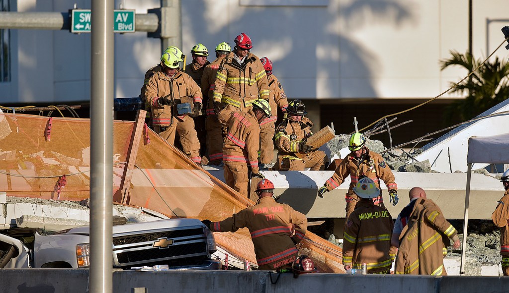 Homicide squad investigating Miami bridge collapse