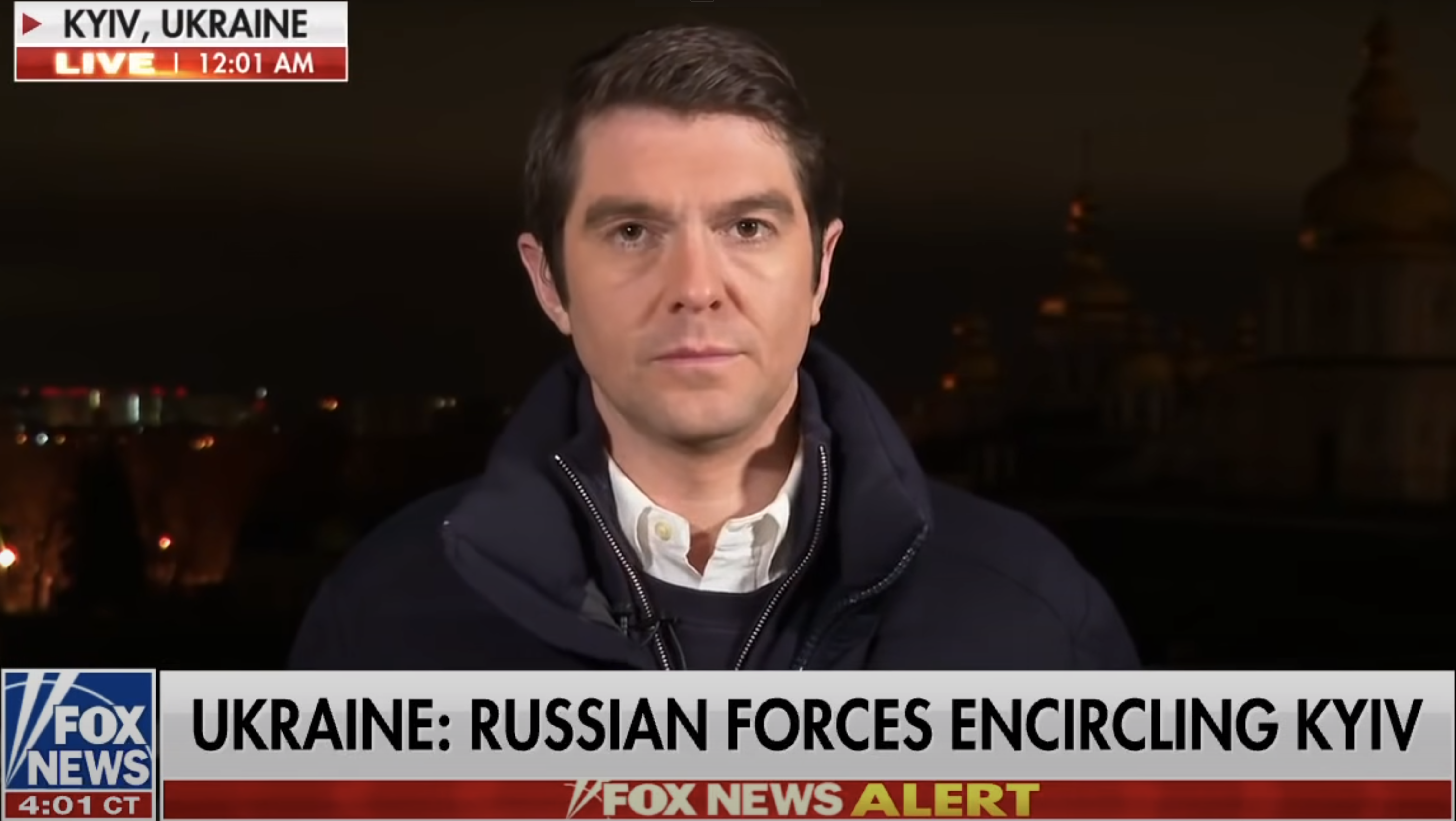 Fox News journalist Benjamin Hall injured while reporting outside Kyiv