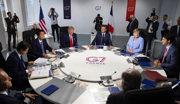 US allies fight Trump push to readmit Russia into G-7
