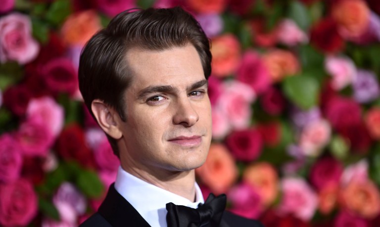 Andrew Garfield arrives at the 72nd annual Tony Awards at Radio City Music Hall on Sunday, June 10, 2018, in New York. (Photo by Evan Agostini/Invision/AP)