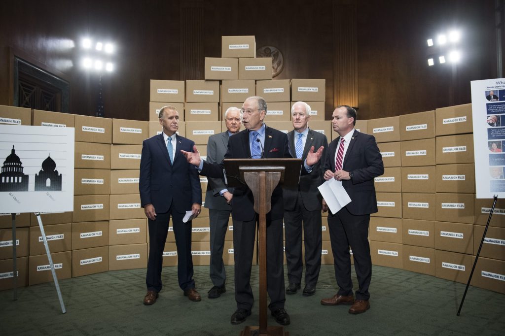 Republicans Blast Democrats Over Kavanaugh Records Demands
