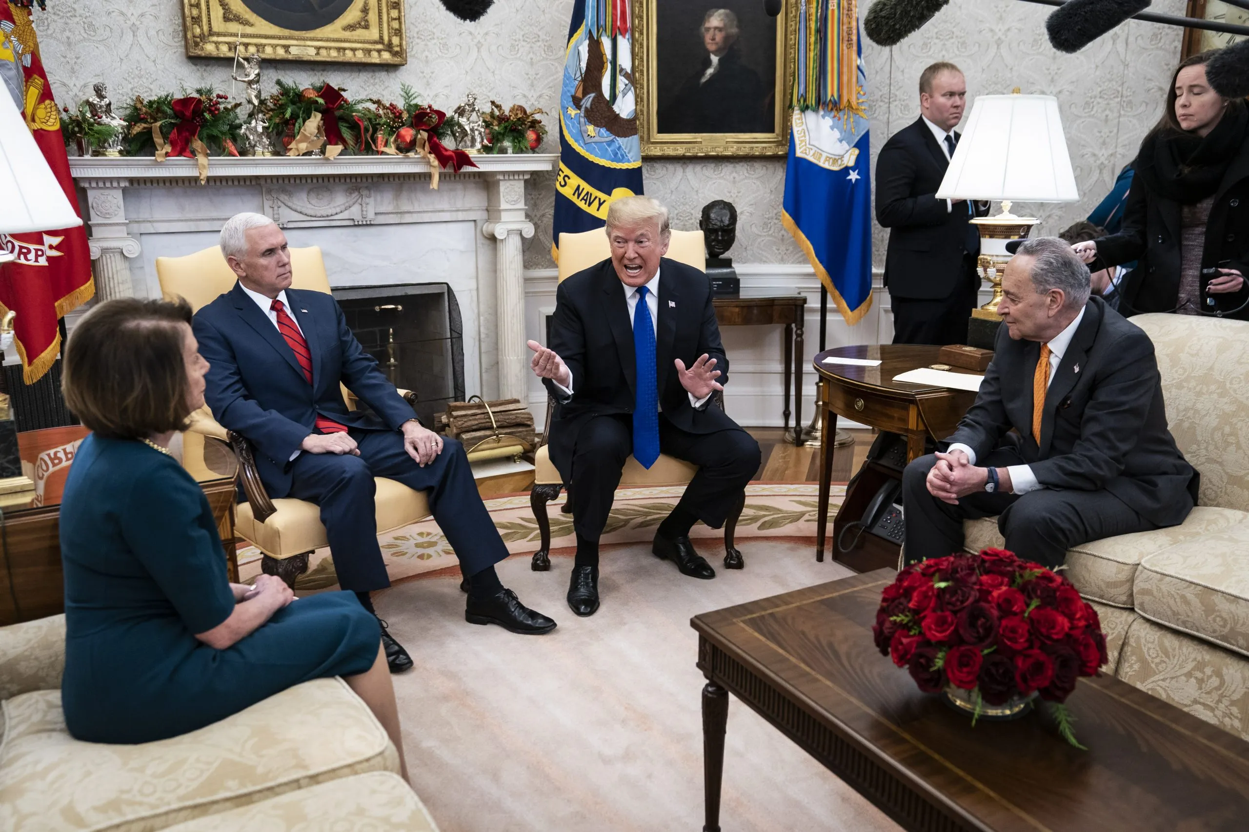 Trump, Schumer, and Pelosi Walk Into a Bar…