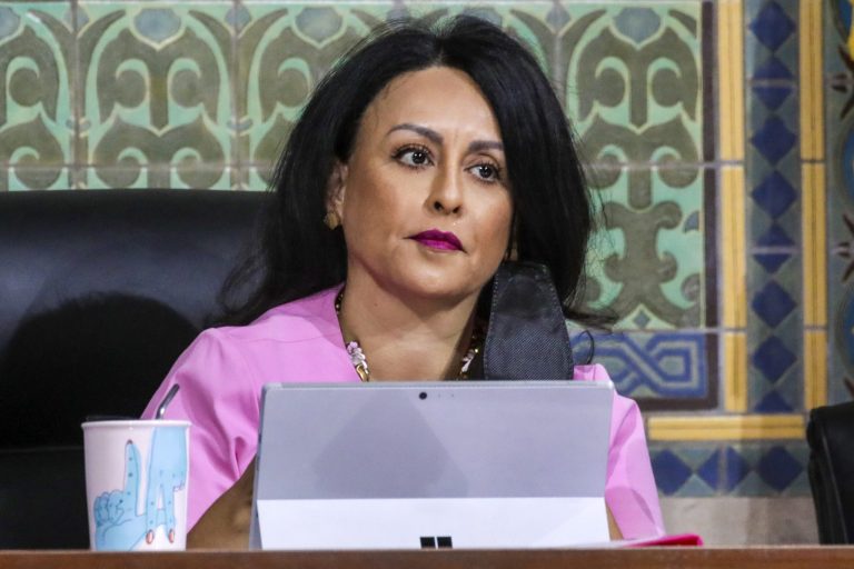Los Angeles City Council President Nury Martinez is seen on Aug. 30, 2022, in LA.