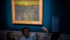 Climate change activists throw soup on Van Gogh painting in Rome