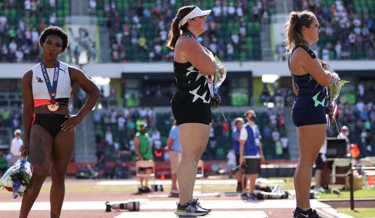 ‘We’ll see’: Gwen Berry avoids question on whether she’ll protest at Tokyo Olympics