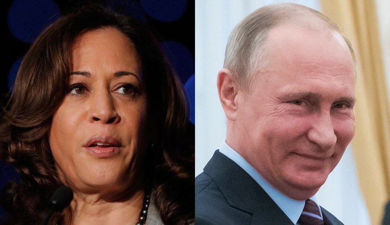 Kamala Harris, Vladimir Putin.