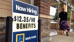New jobless claims fall to post-pandemic low of 360,000