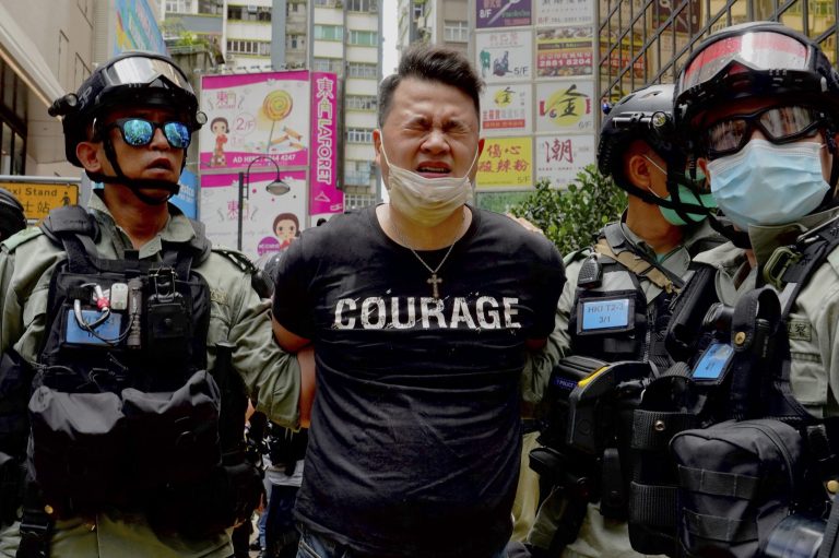 Hundreds of Hong Kong protesters arrested on first day of security law